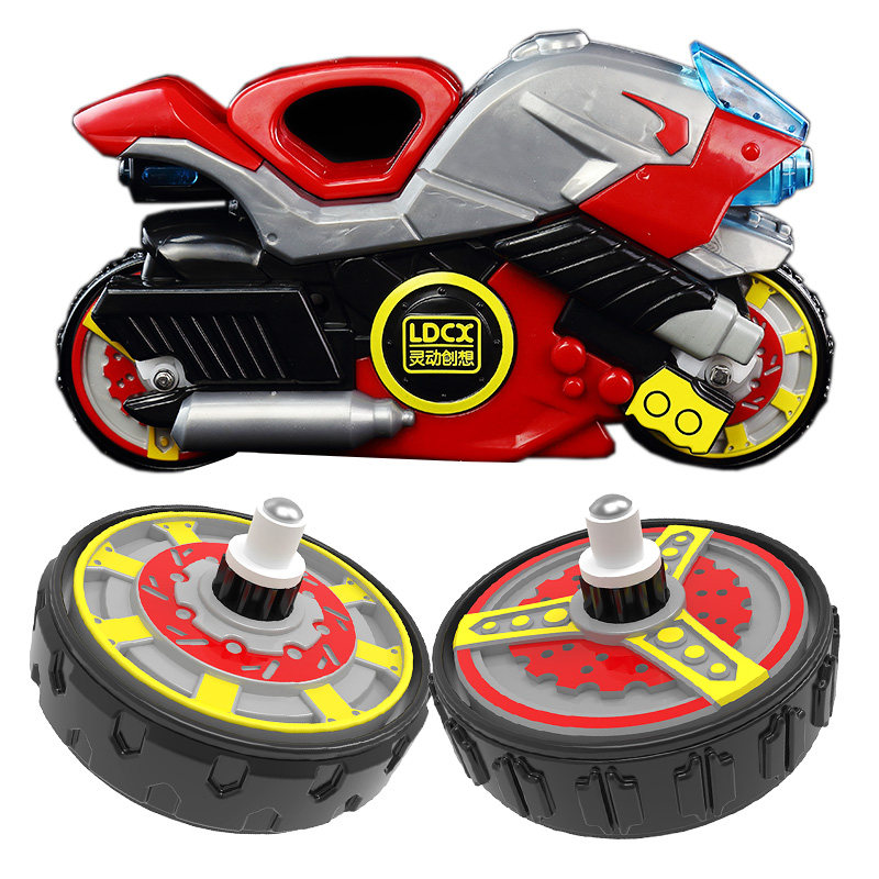 新款音速骑士灵动魔幻陀螺5代升级正版摩托车陀螺