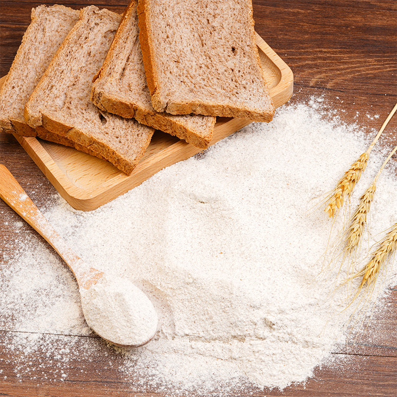 伊盛小麦黑麦全麦面粉5斤馒头面包粗粮杂粮面粉