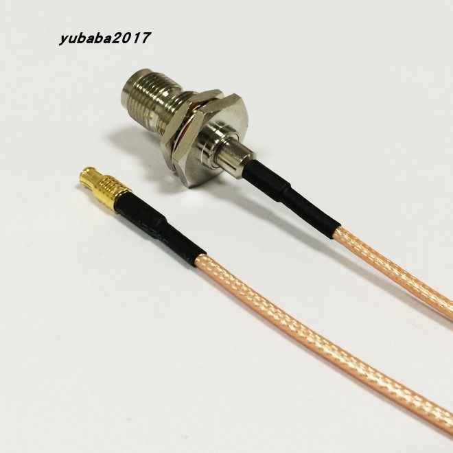 tnc防水母头转mcx公射频馈线 rg316镀银屏蔽信号线 tnc母反级内针