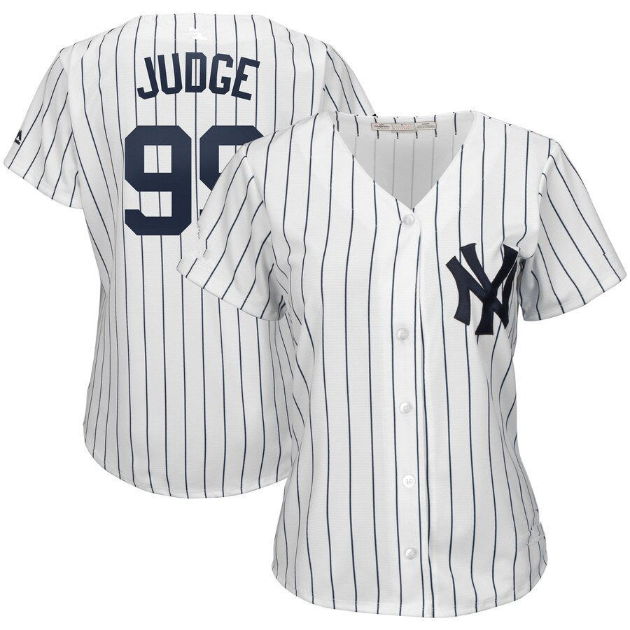 球衣mlb纽约洋基队女装球迷刺绣棒球支持代发橄榄球服