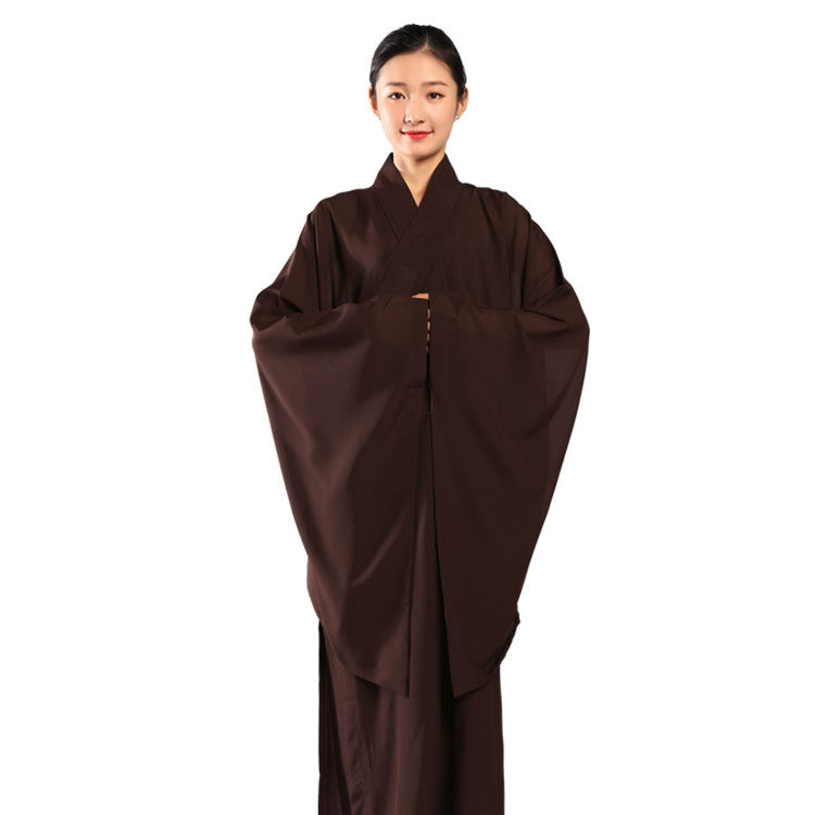 高档海居士女款佛教教法会和和尚僧服僧衣海清民族服装
