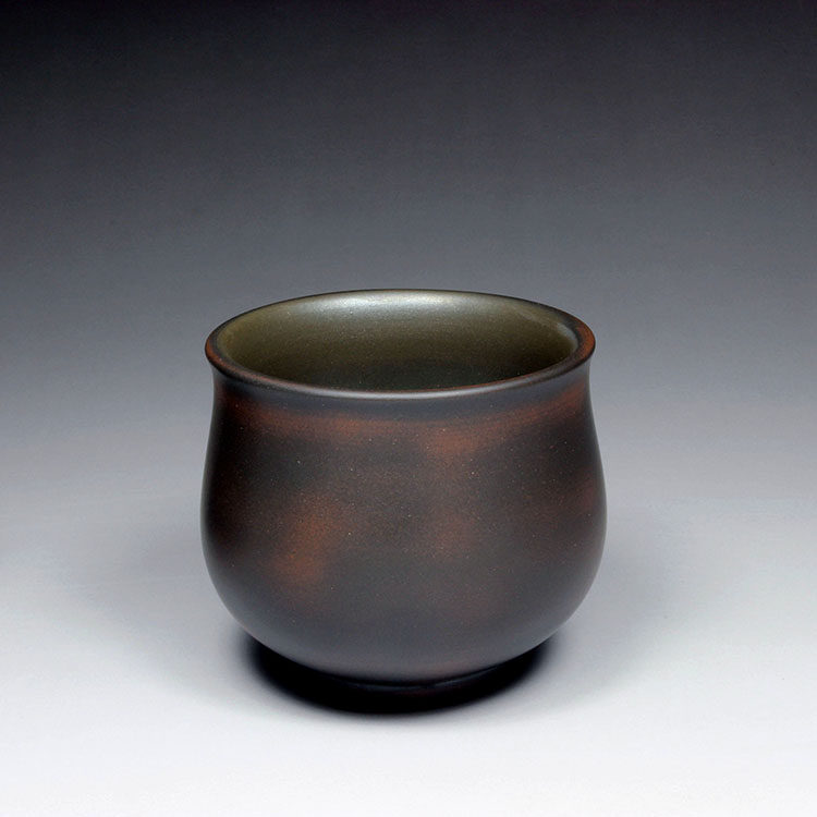 龙纹杯 手工制作平浮雕 钦州坭兴陶茶杯 主人杯高品质精品品茗杯