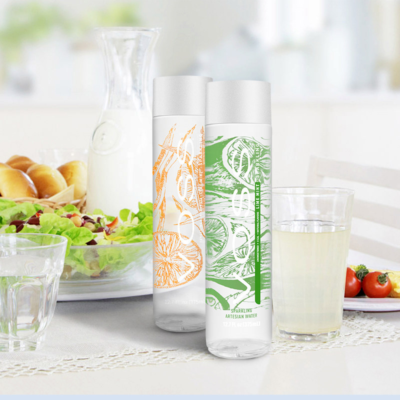 挪威进口voss芙丝苏打水饮料375ml青柠薄荷柑橘柠檬味气泡水可选