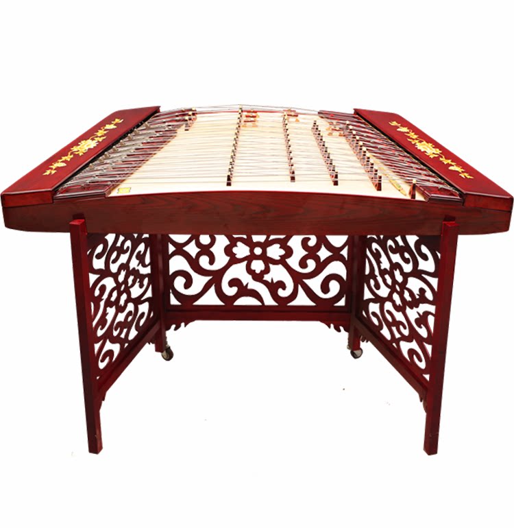 耀森红木国色牡丹扬琴民族弹拨乐器演奏初学扬琴