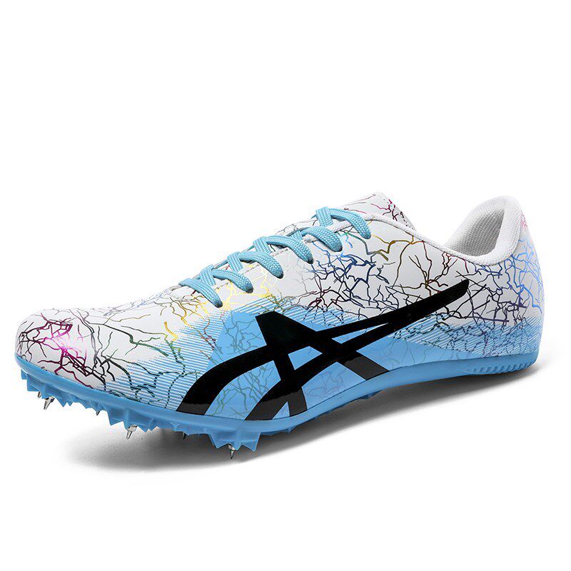 华强回力田径体育中考比赛训练短跑钉鞋轻便防滑跑步鞋