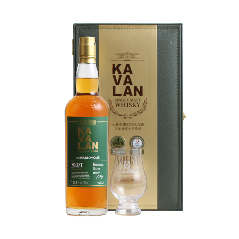 金车噶玛兰经典独奏威士忌波本桶原酒礼盒装kavalan台湾洋酒