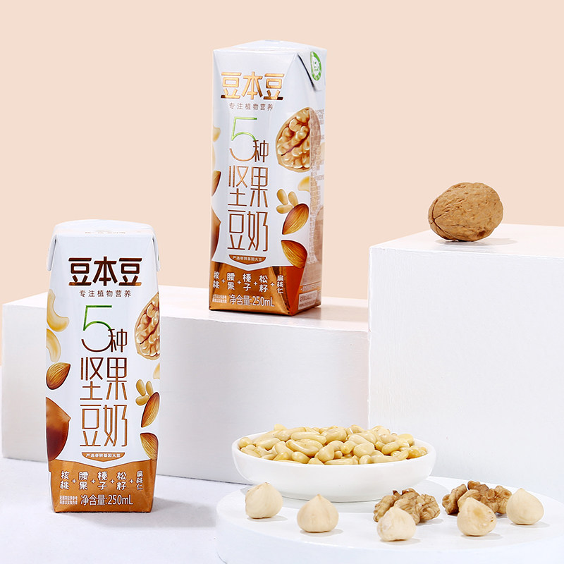 凑单到手26豆本豆坚果豆奶12盒