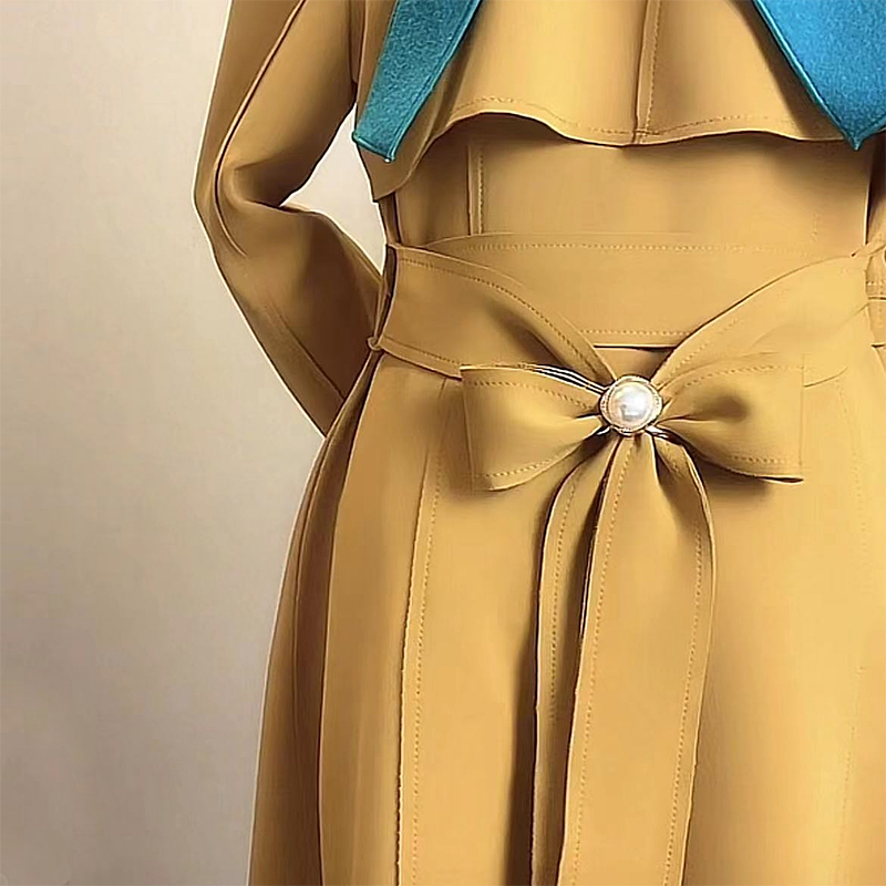 大衣腰带带扣风衣蝴蝶结固定打结女士多功能卡扣纽扣