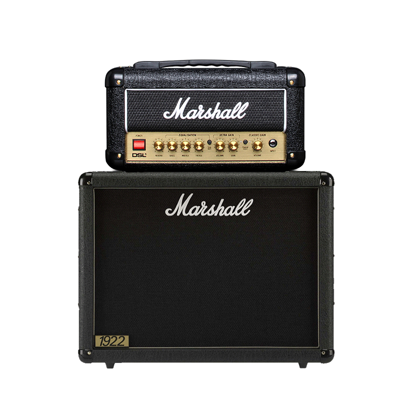 正品marshall马歇尔电子管吉他音箱dsl1hr分体进口马勺吉他音箱