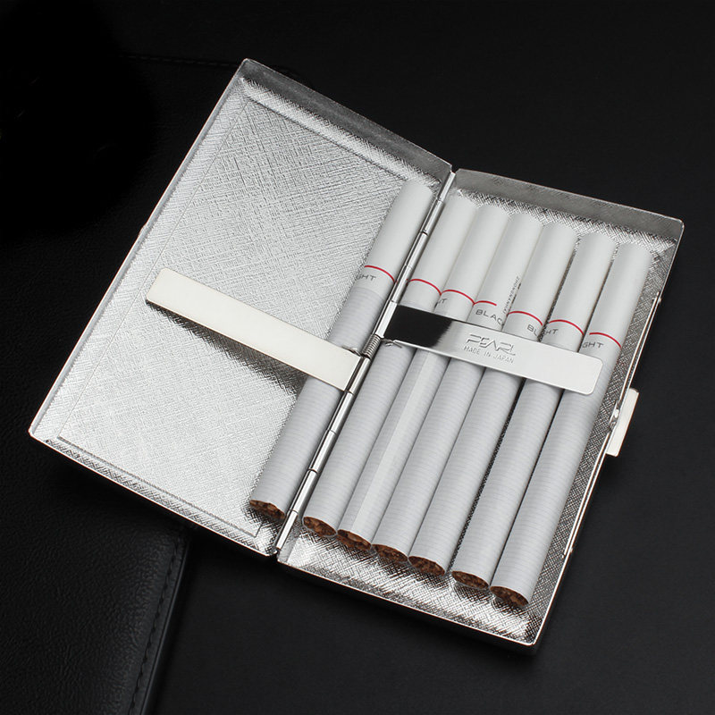 烟盒日本正版pearl坪田蟒蛇纯铜镀烙高档12支烟盒