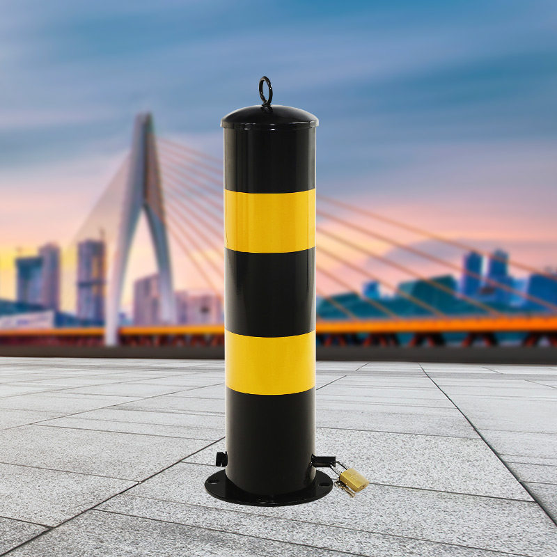 加厚隔离钢管车位防撞停车桩地桩挡车固定警示护栏