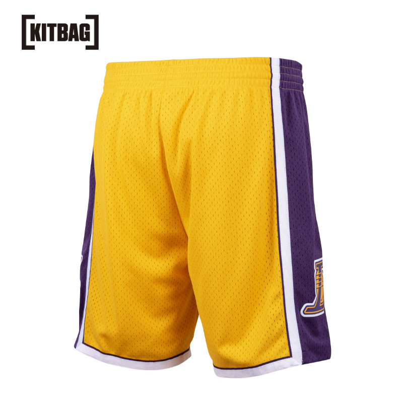 洛杉矶湖人队球裤复古之夜球迷版男子客场