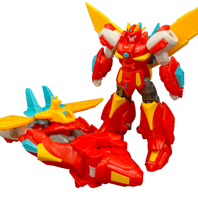 开心超人联盟机车侠豪华变形机车男孩儿童玩具五合合体儿童机器人