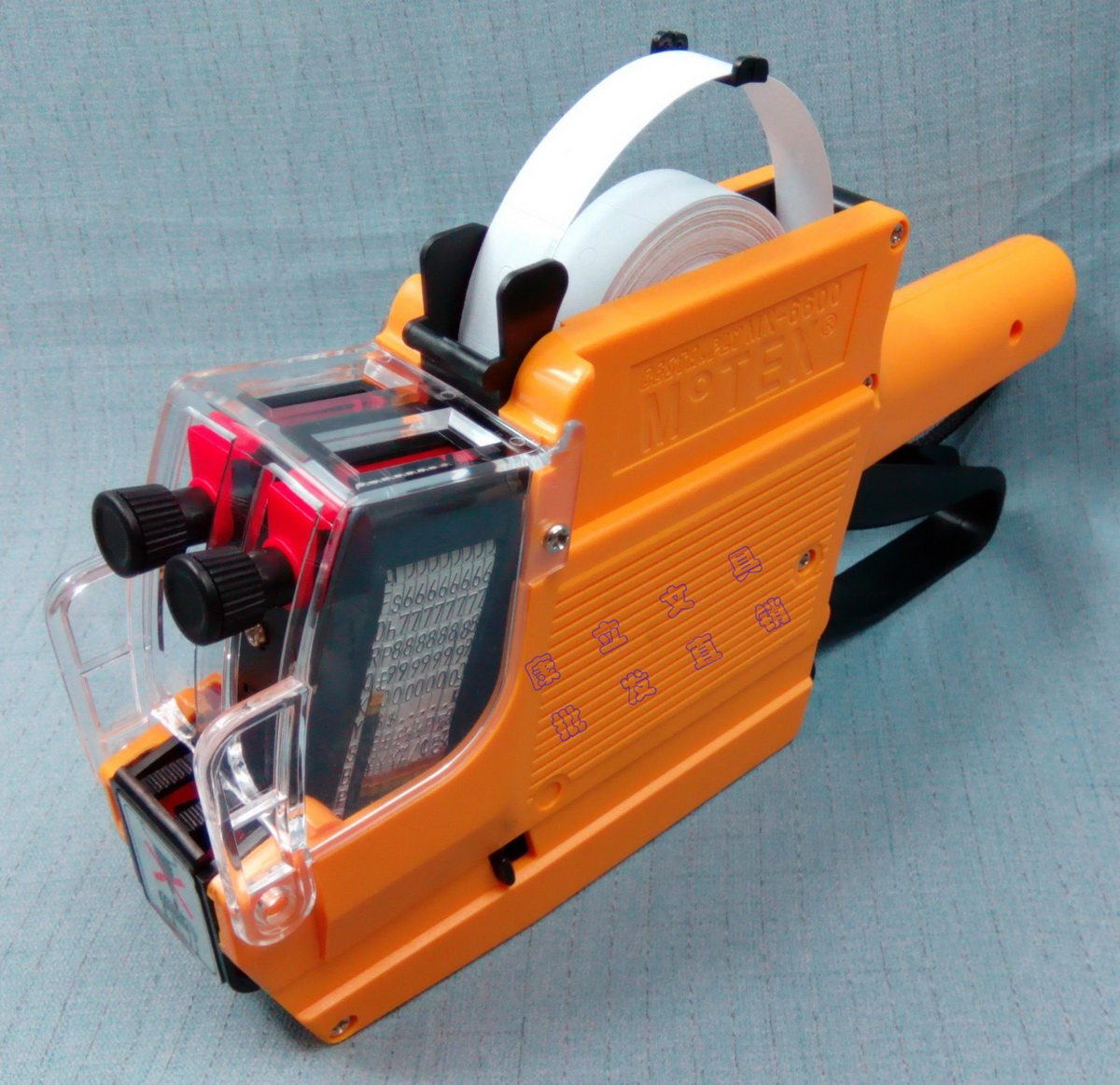 原装进口motexmx6600打码机双排打价机标签枪打码标价纸标打码机