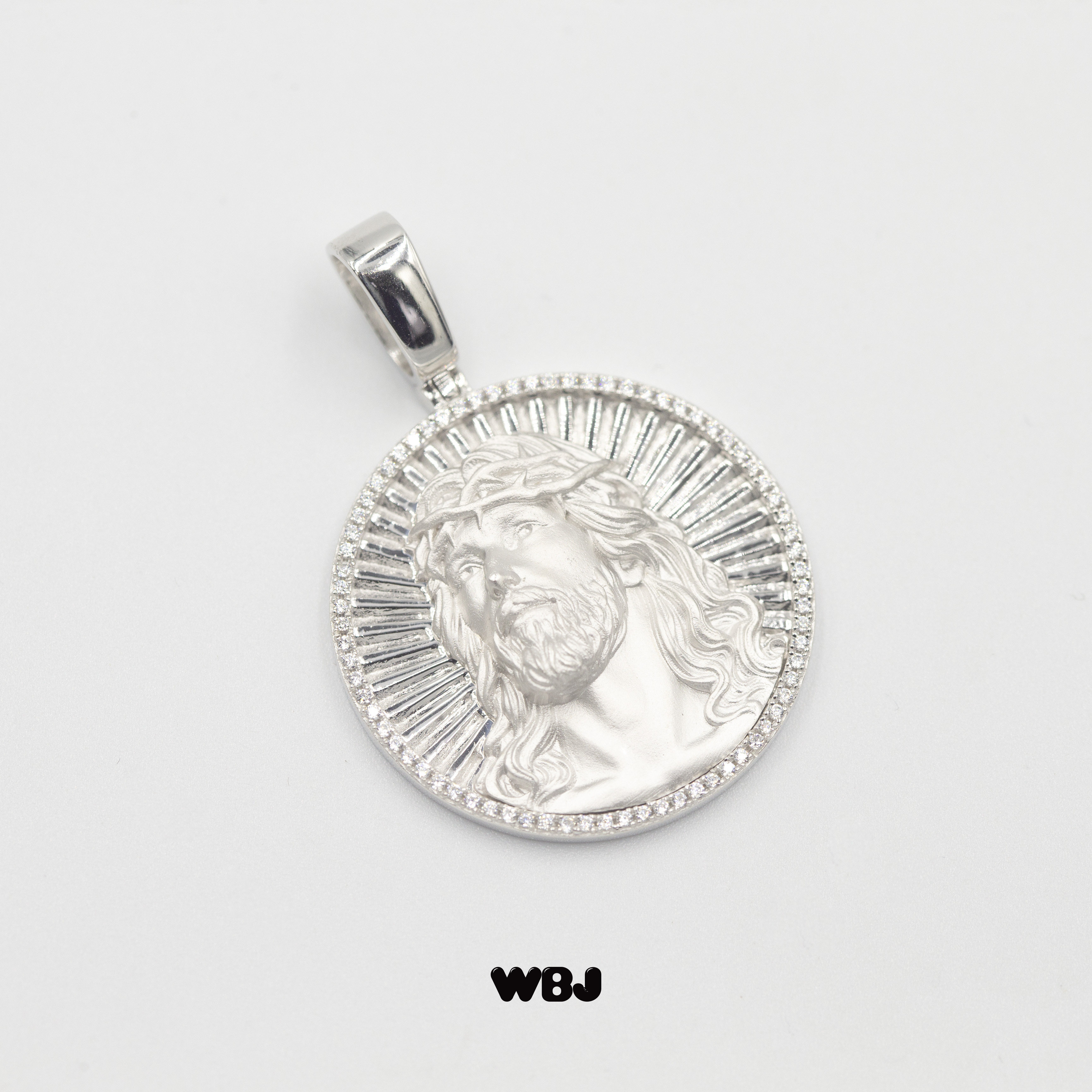 耶稣wbj定制珠宝头像圣牌吊坠项坠