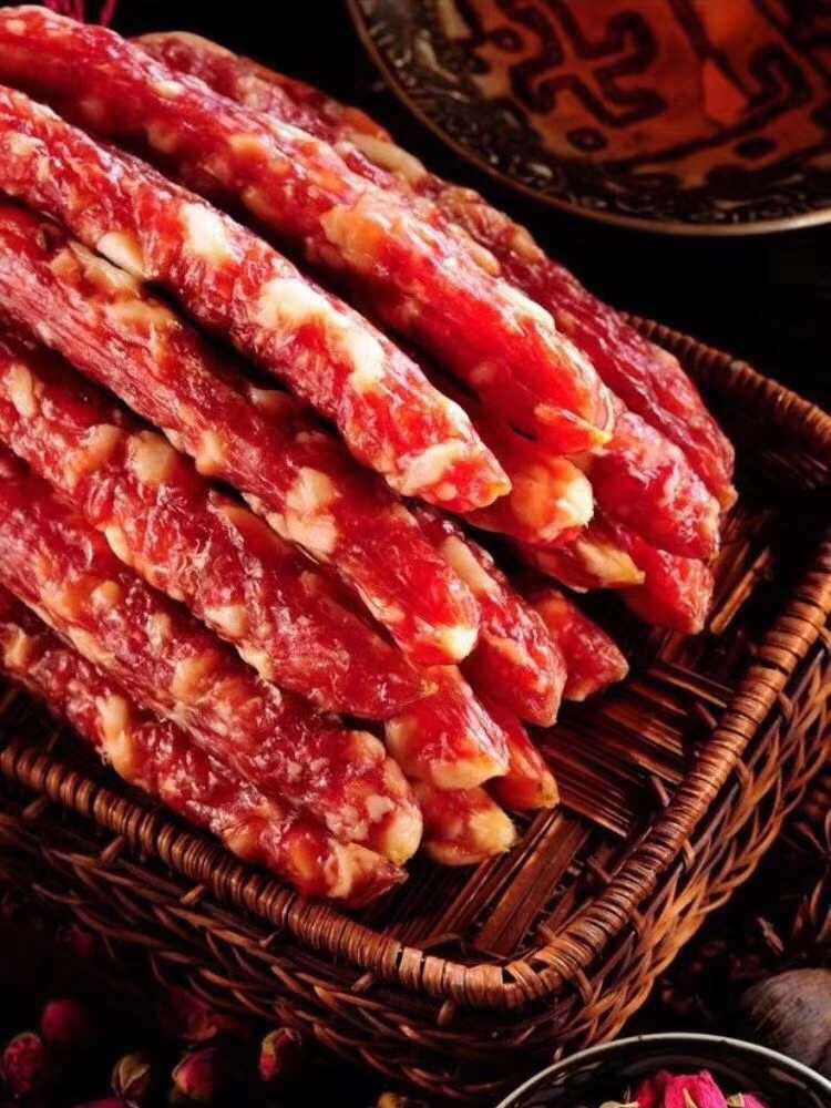 陆家农庄手工腊肠农家自制年货特产香肠