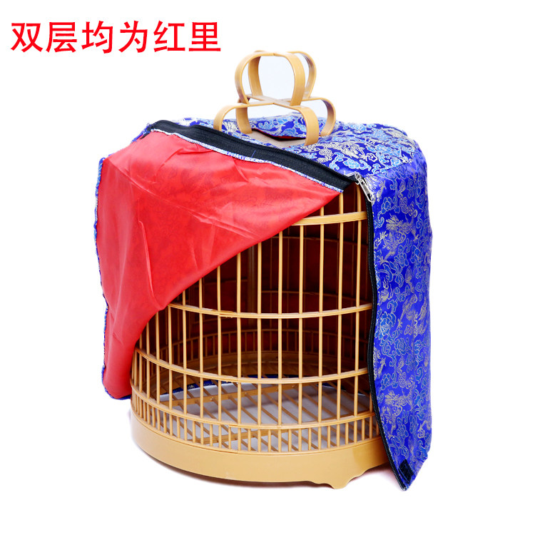 画眉鸟笼笼衣笼罩四喜画眉鸟布罩布圆形平顶罩衣其他