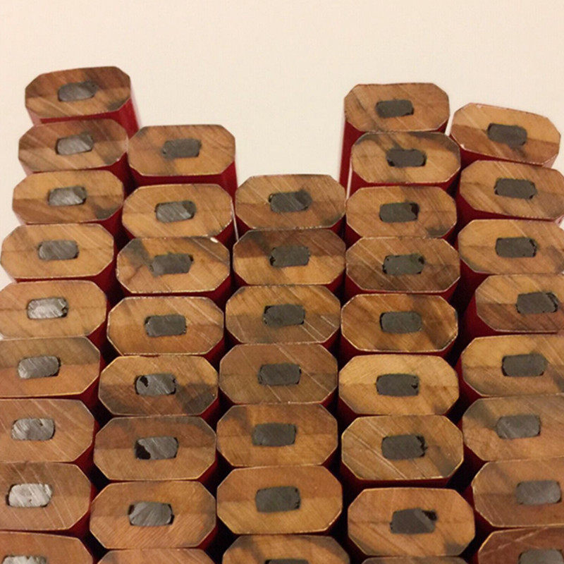 铅笔木工长城5008扁芯粗芯划线用粗黑色铅笔