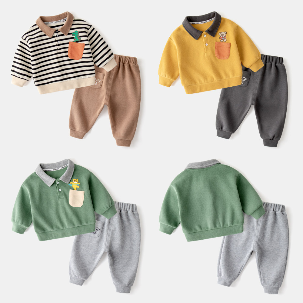 宝宝套装春秋婴儿春装男童童装春季儿童衣服套装