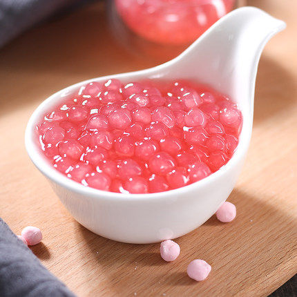 珍珠粉圆广村小颗颗粒樱花奶茶专用1kg台湾珍珠奶茶粉