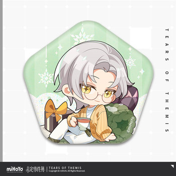 Winter Warmth Series Q ລຸ້ນ tinplate badge miHoYo