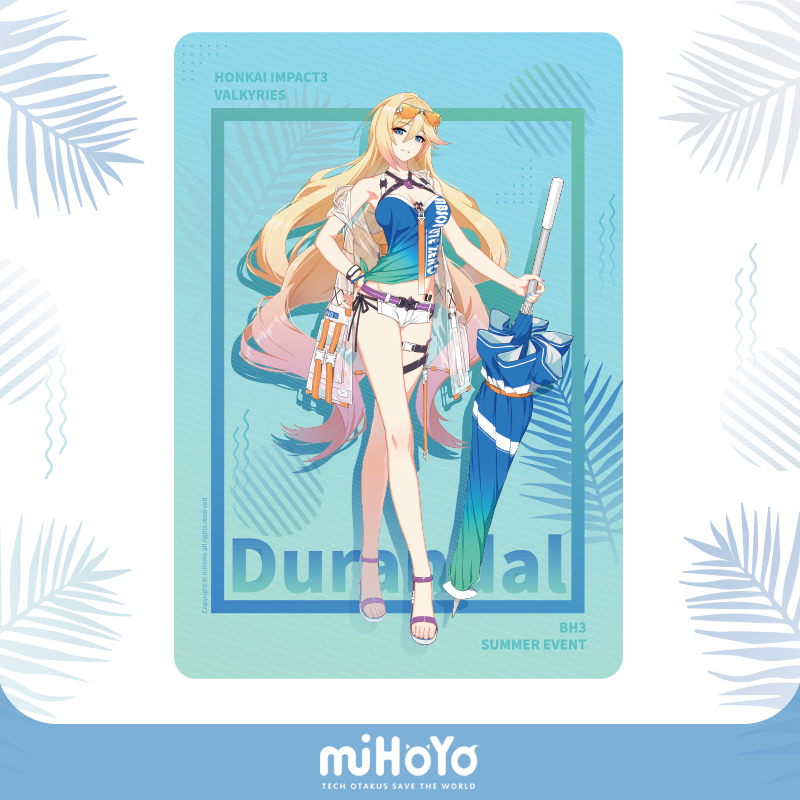 【米哈游/崩坏3】夏活泳装系列pvc海报 芽衣幽兰黛尔 mihoyo