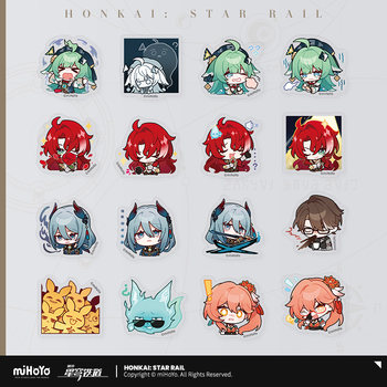 Pam Exhibition Hall Series Q Version Sticker Pack miHoYo