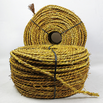 贵州稻草编制手工工艺复古装饰细绳编织打草绳等其他绳子