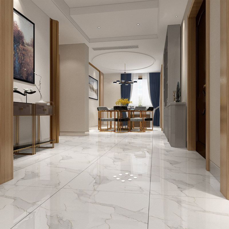 金丝瓷砖通体大理石客厅800x800地砖别墅通体砖