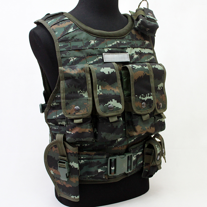 正品式虎迷彩战术背心单兵战斗携行具马甲外套战术背心