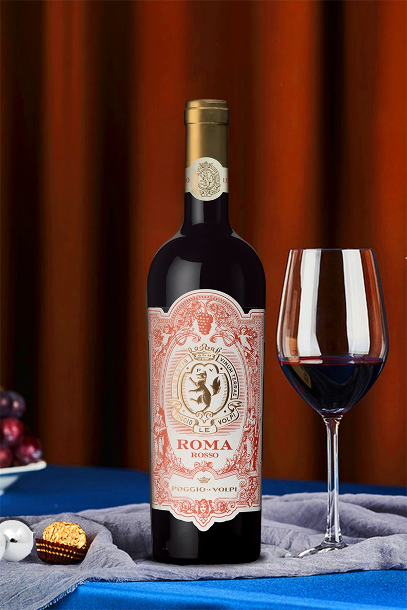 王派意大利原瓶原装进口拉齐奥产区酒庄大罗罗马红葡萄