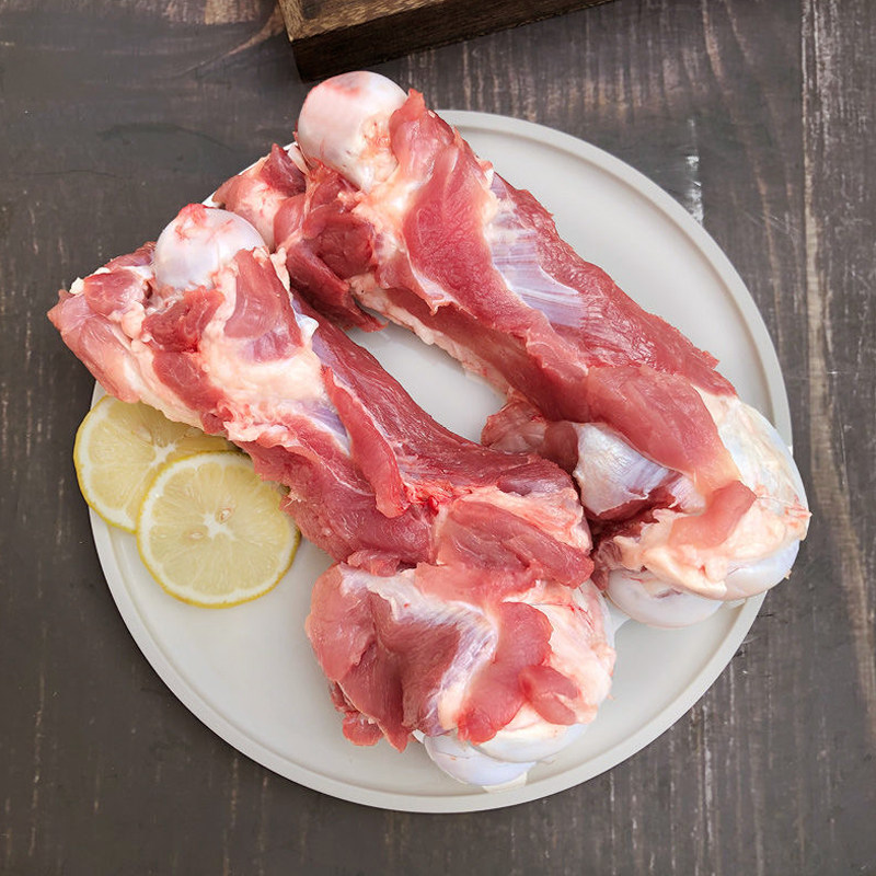 腿骨新鲜冷冻猪筒大骨棒骨带肉骨髓筒骨整箱生猪肉