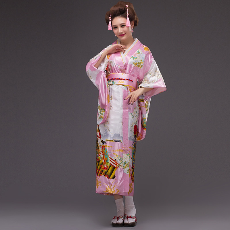 日本式和服女正装樱花宫和服浴衣学生cos摄影写真服装表演演出服