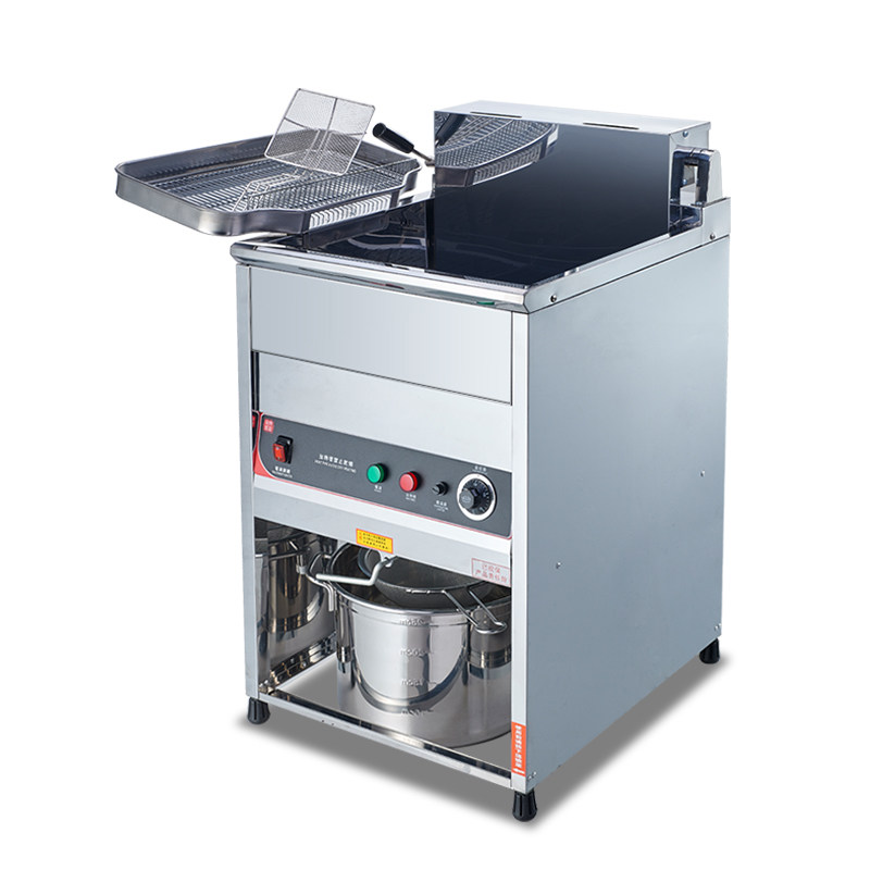 商用立式电炸炉炸薯条油条专用机双缸炸鸡设备商用炸锅