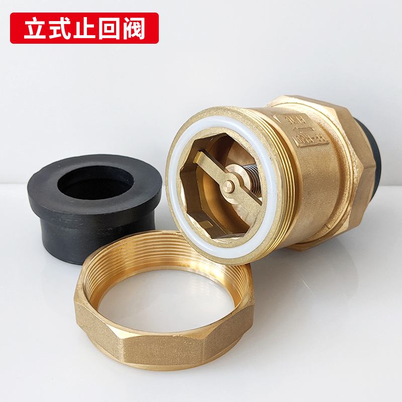 pe管道水管止回阀202532405063热熔单向单向阀阀门止水pe管