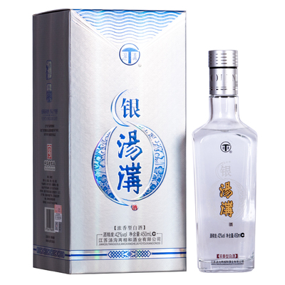汤沟酒银汤42度450ml6瓶整箱自饮送礼用酒国产白酒功效与作用/价格/好