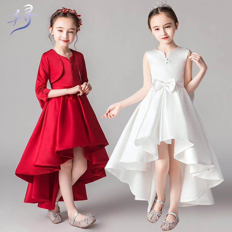 合唱12岁女童指挥演出服简约儿童新款2019套装儿童礼服