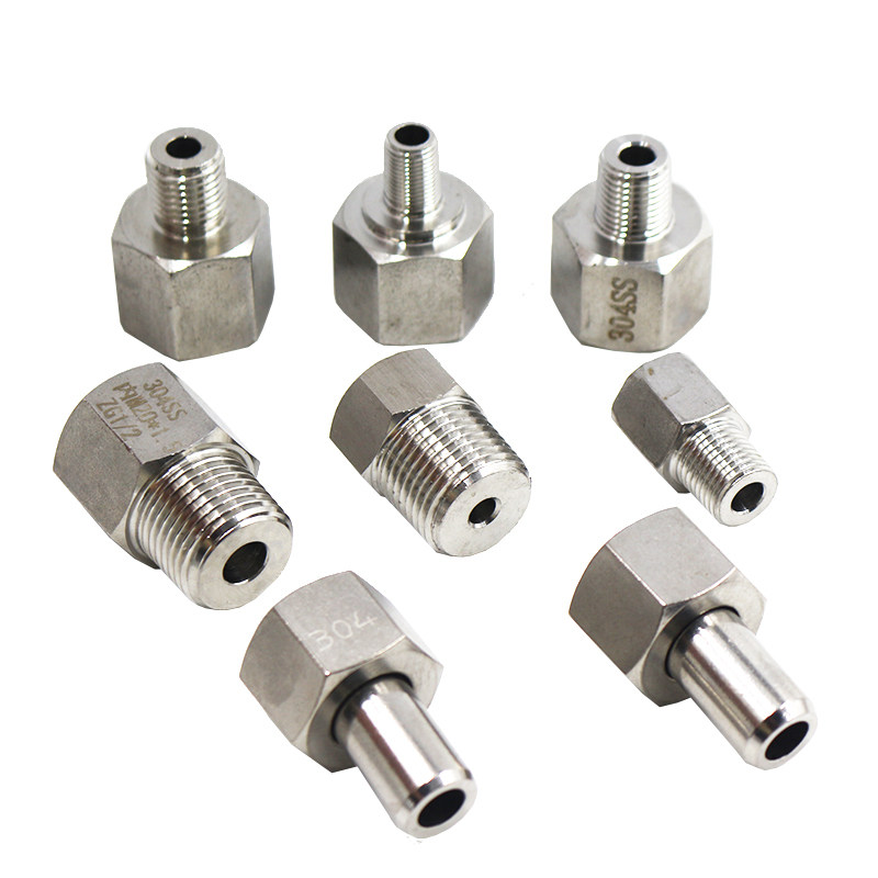 不锈钢压力表转换接头内丝m20变外4分2分3分压力表