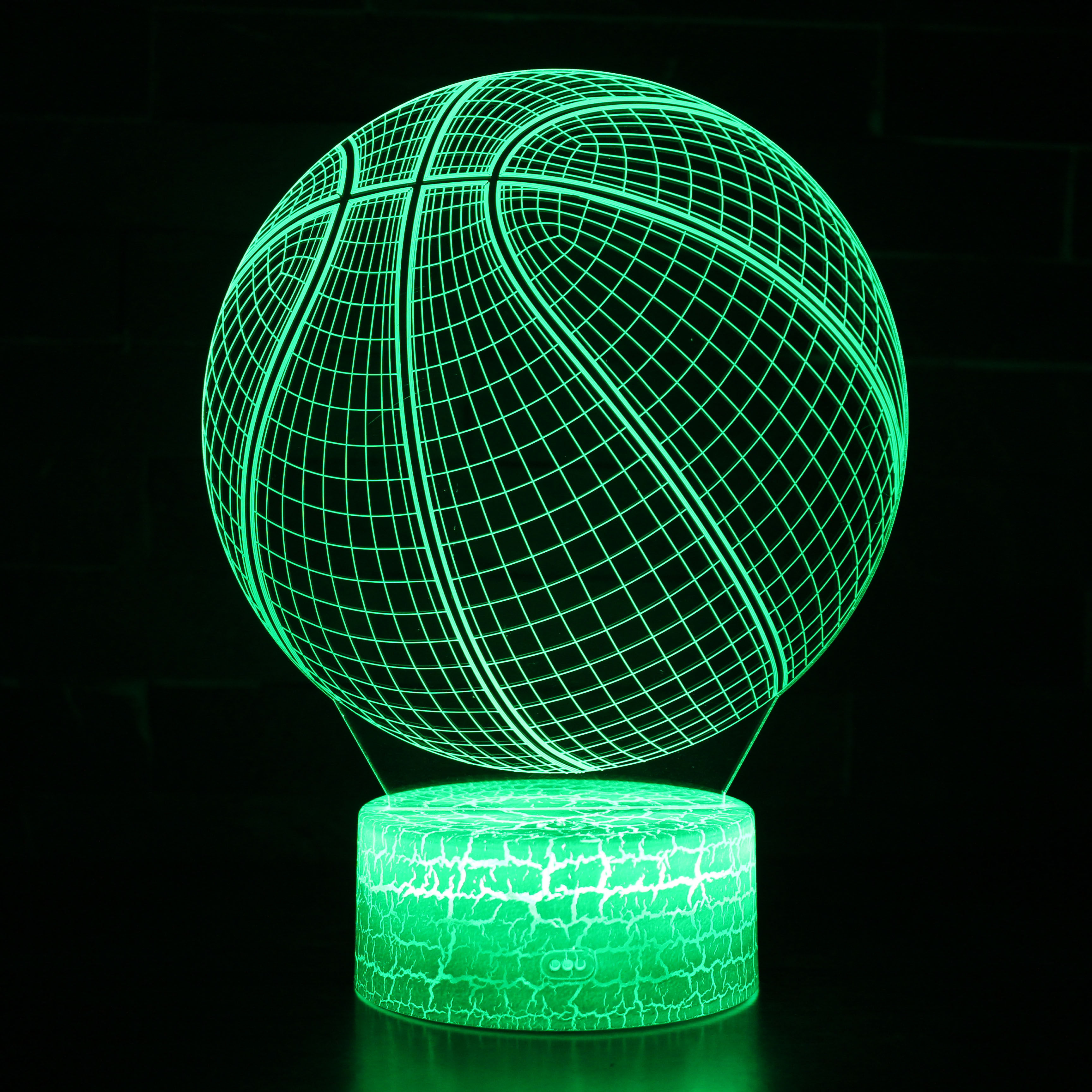 nba篮球队充电小夜灯3dled立体创意台灯父亲节男生小夜灯