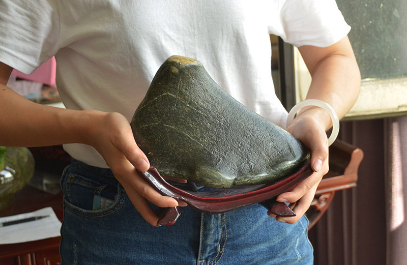 玉奴新疆阿勒泰天然奇石鞋子靴子摆件其他