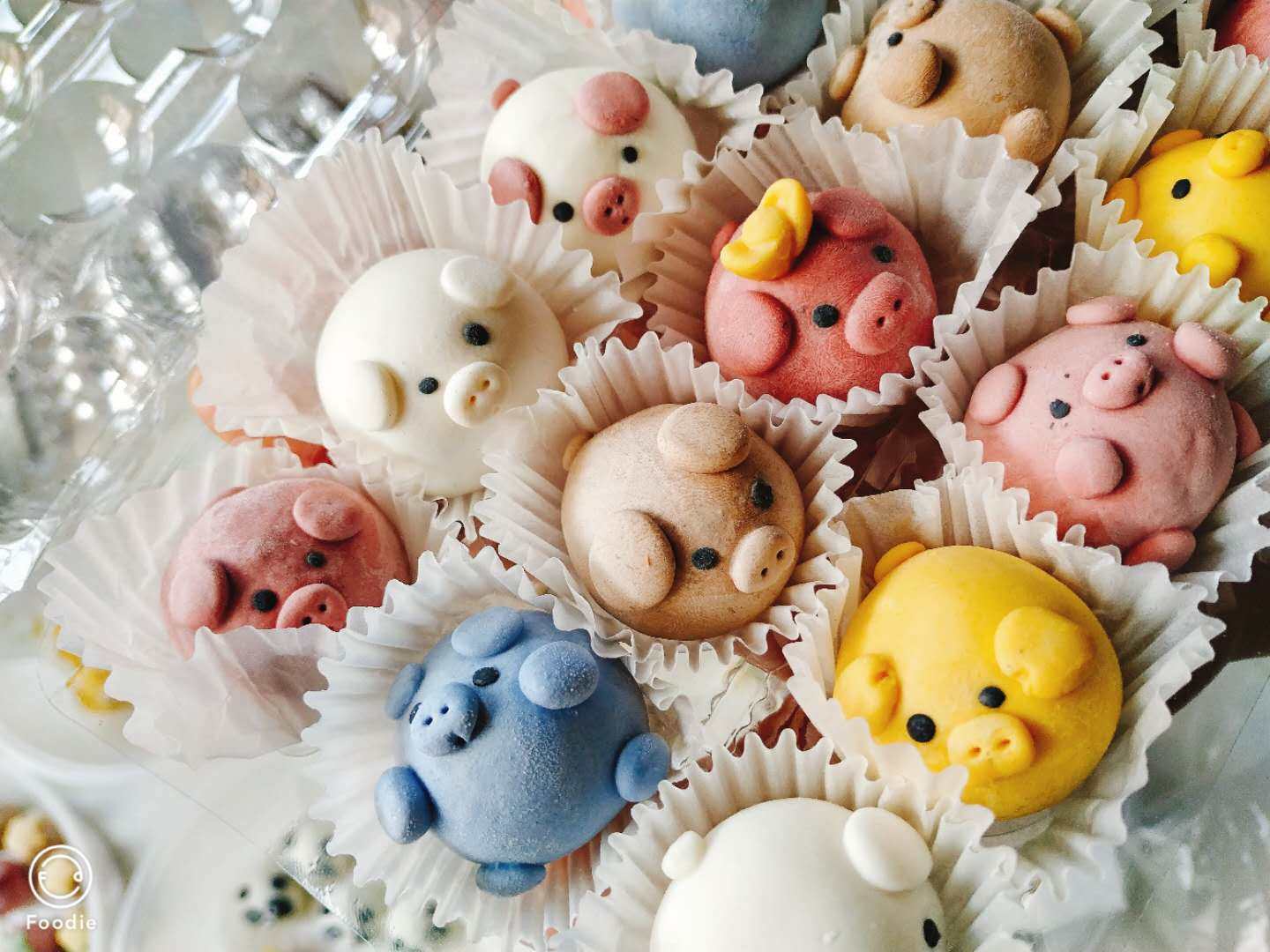 卡通造型小猪猪汤圆手工果蔬发财转运可爱元宵汤圆