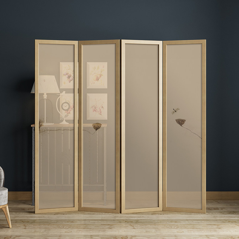 实木移动中式新中式关门玄关折叠屏风品质家用座屏