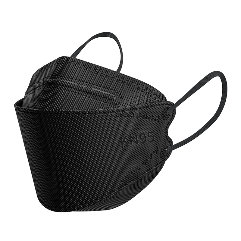 口罩3d立体kn95正品防护黑色不勒耳女时尚口罩