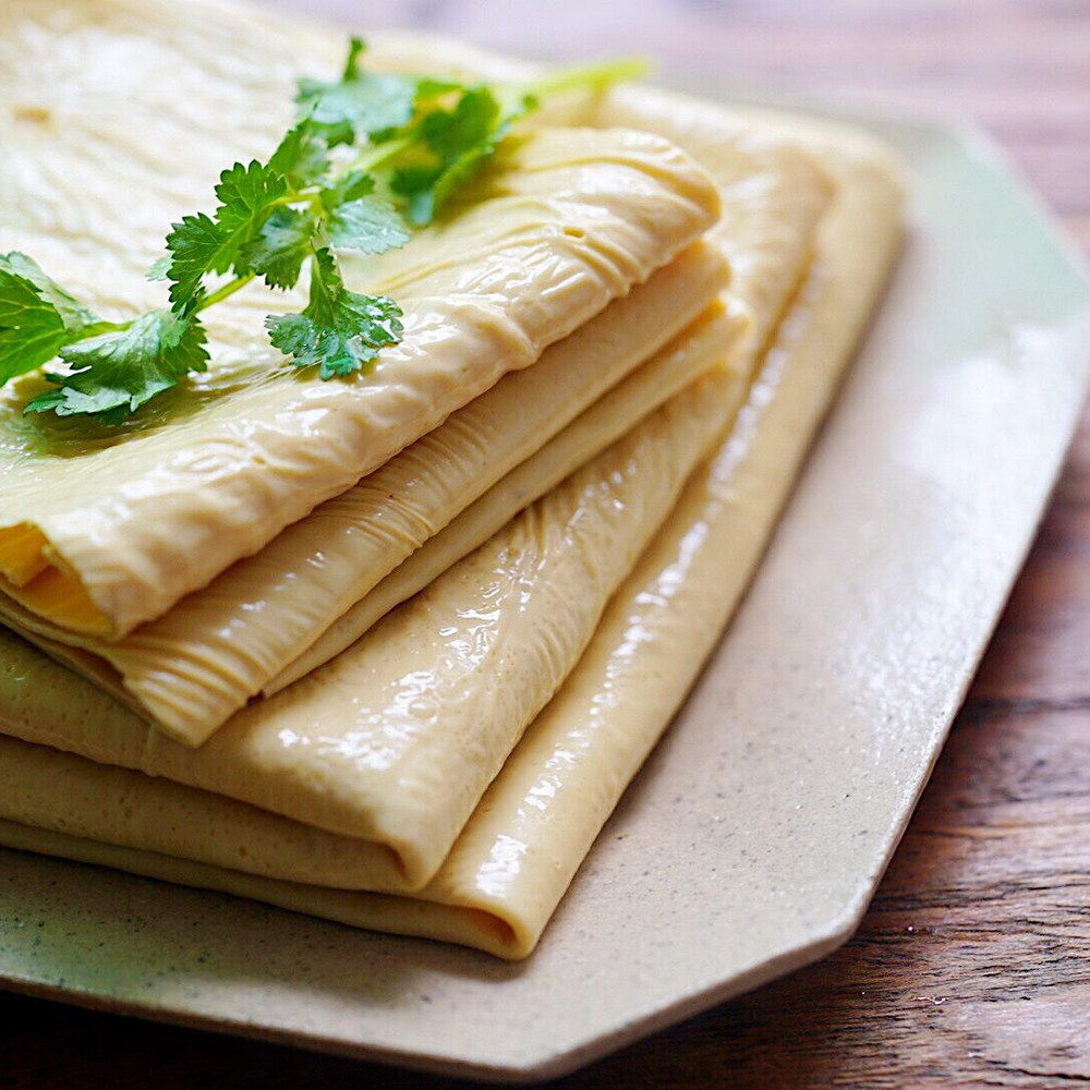 乐作lezuo云南特产石屏豆腐皮油豆干货千张火锅豆腐皮