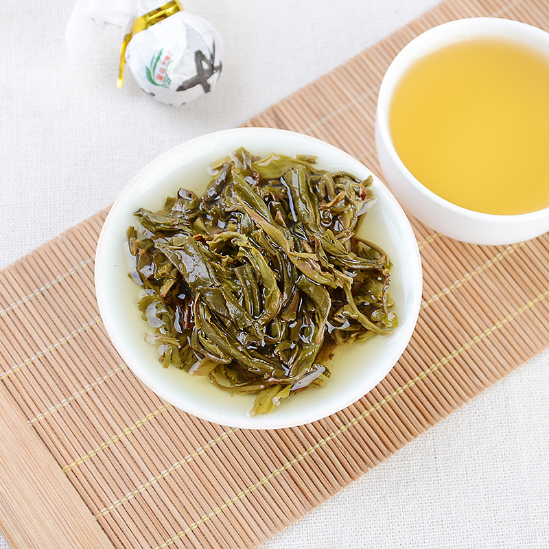 云南冰岛普洱生茶龙珠茶古树生普2018春小龙珠生普洱茶小沱茶500g