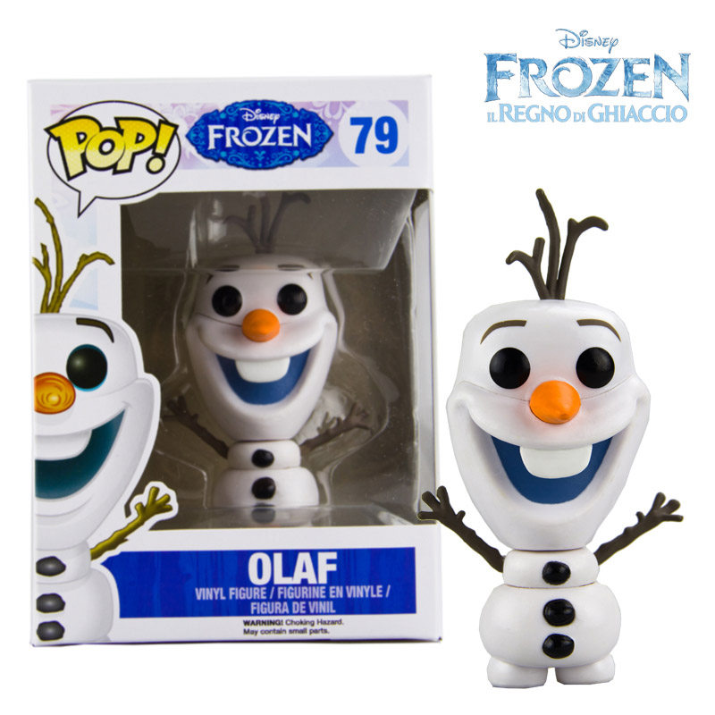 正版frozen 冰雪奇缘 艾莎公主elsa funko pop 公仔模型手办玩具