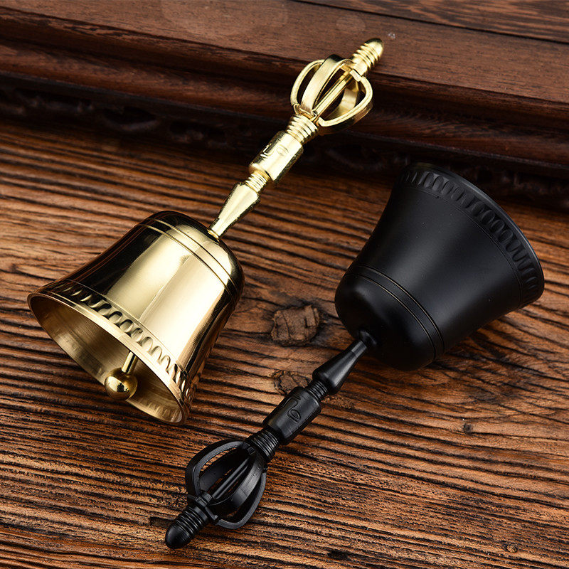 铃铛佛教用品黄铜大号手摇手摇铃纯铜风水道士摆件