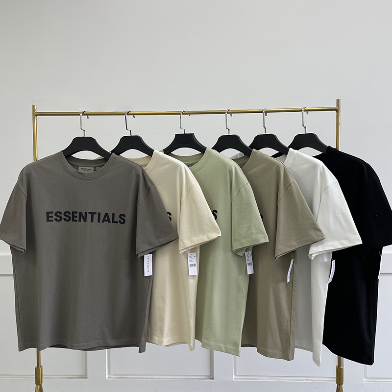 FEAR OF GOD FOG 复线胸前字母ESSENTIALS短袖T恤男潮流宽松高街