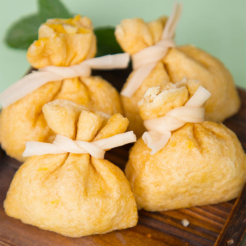 火锅日式鱼籽福袋豆皮鱼子福包便利店关东煮食鱼丸