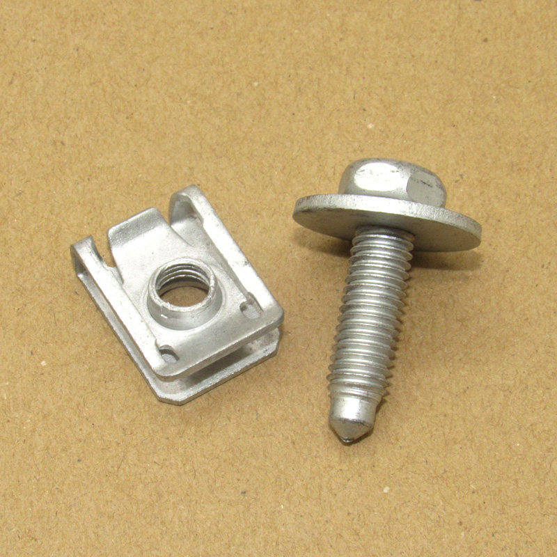 汽车牌照螺丝固定底座卡扣卡子夹子牌照框护板内衬固定塑料胶扣